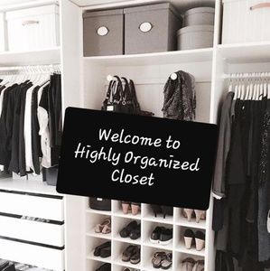 Welcome To My Closet!!